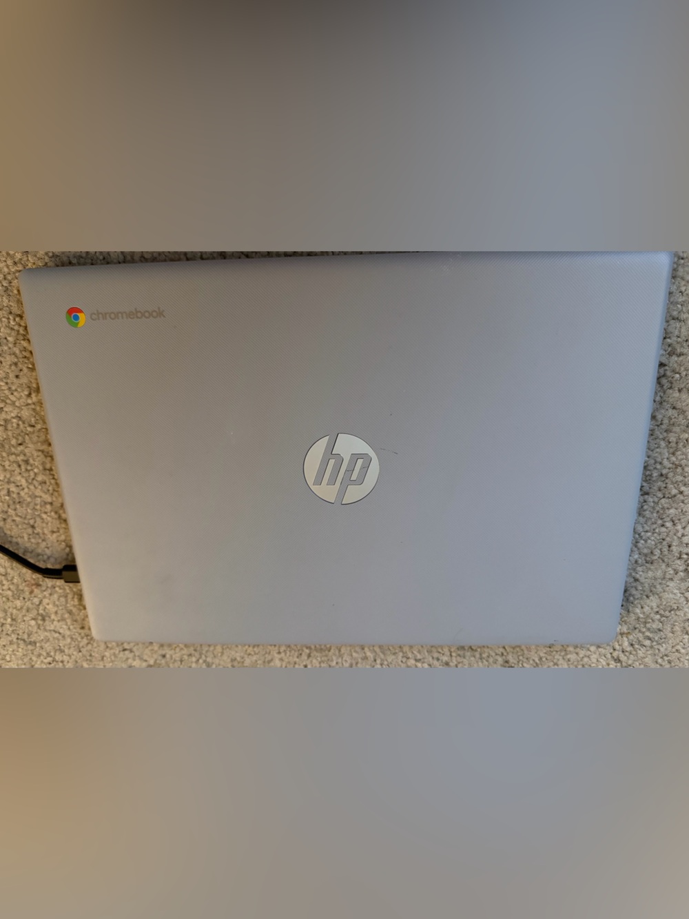 HP 14” Chromebook Laptop Intel Celeron N4120 4GB RAM 64GB eMMC Gray + Charger